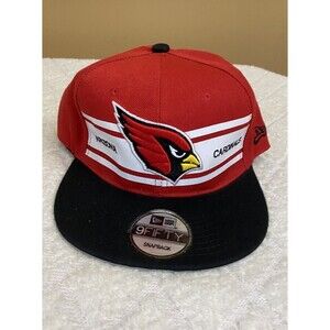 New Era 59Fifty Arizona Cardinals Embroidered Logo Snap Back 100 Years NFL